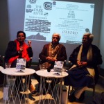 At the launch of SK's translation of Krishan Chander's novel 'The Dark River' with Prof Ali Javed and literary historian and writer Rakhshanda Jalil in New Delhi