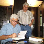 In conversation with Amitav Ghosh during the filming of 'Magic, Realism and After'